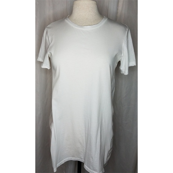 Lush cotton white open back top preppy or boho - Picture 5 of 8
